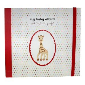 My Baby Album with Sophie la Girafe Memory Keepsake Baby Book